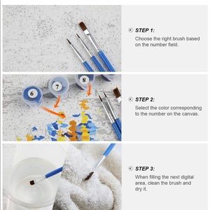 Paint by numbers kit woman animal